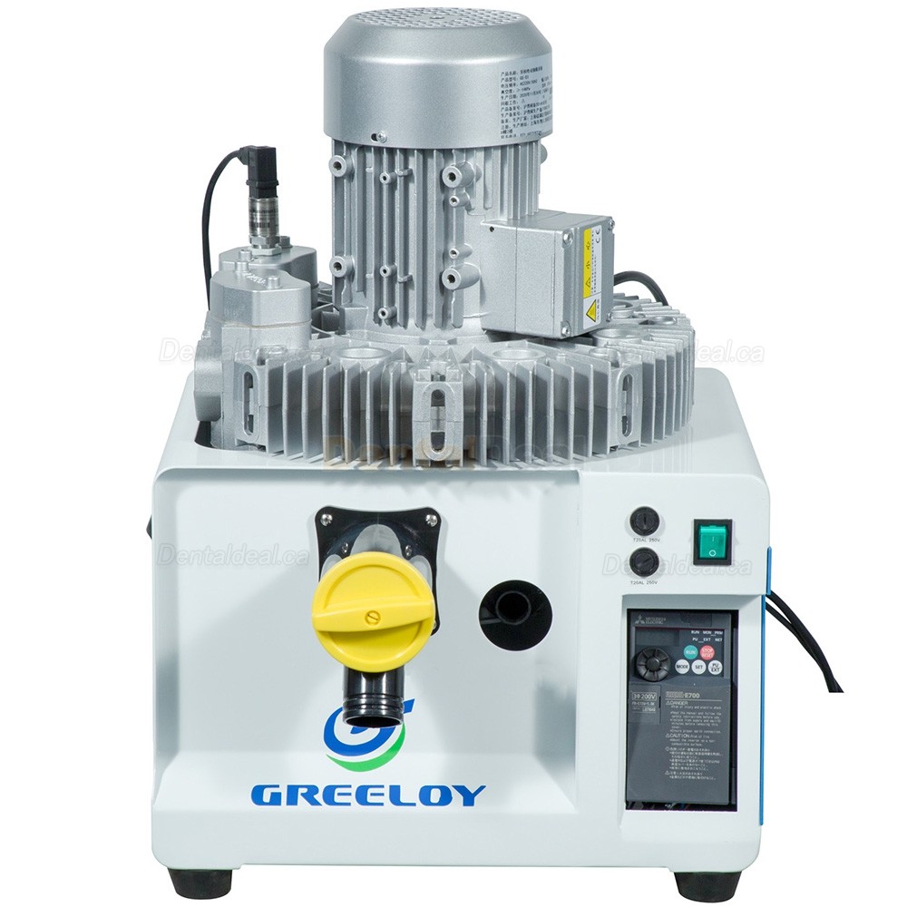 Greeloy GS-03F 1200L/Min High Volume Portable Dental Suction Unit Vacuum Pump (Frequency Conversion Motor)
